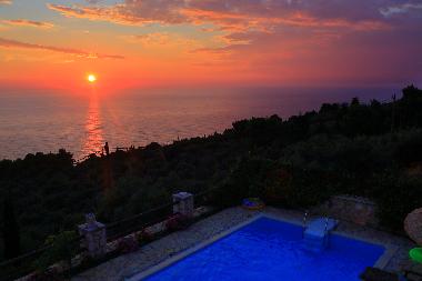 Sunset views from villa Eleni