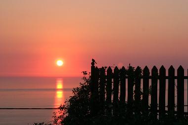 Spectacular sunsets (photo taken by a guest of ours)