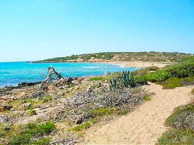 tourist photo- marianelli beach (reserve of vendicari)