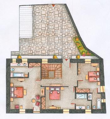 Floor plan of first floor