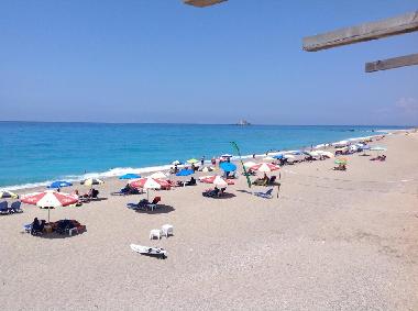 Gialos beach 4.5 km from the villa