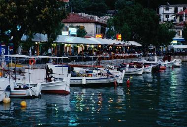 Vasiliki town 12 km away, many restaurants, shops, nightlife