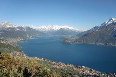view on the lake from the property