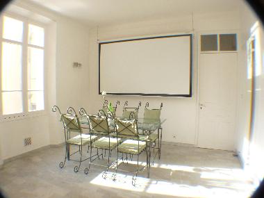 Partial view of the lounge