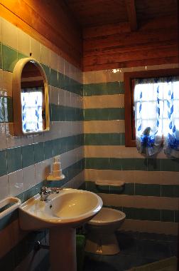 Bathroom (shower unit to the right)