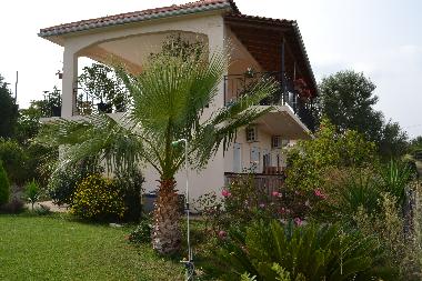 view to the apartments