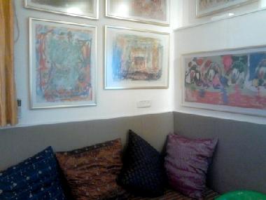 A seating corner