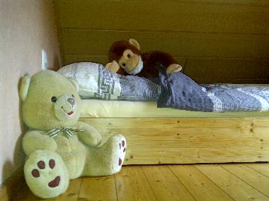 Sleeping and play area for a child