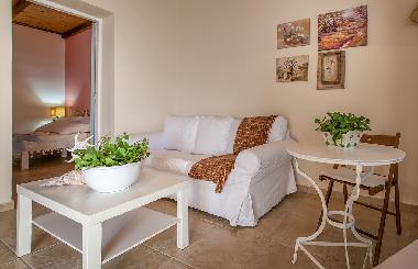 Sitting room of studio for 2/3 persons