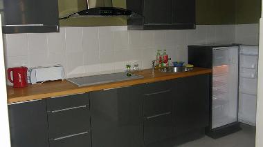 Full Kitchen,, fridge freezer, electric hobs, microwave, all cutlery crockery etc etc