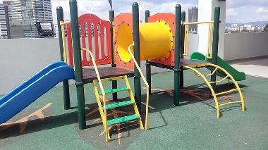 Kids playground on the recreation level.
