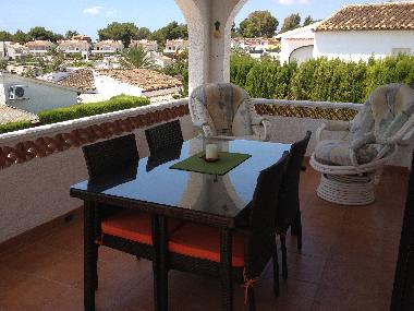 Naya overlooking the pool