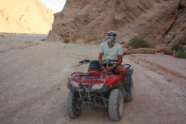 Quad biking in the Sinia