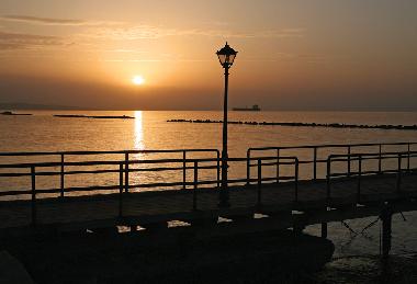 Beachside next to the apartment