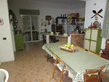 part of living room and the kitchen
