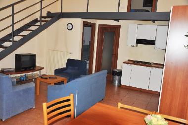 another apt. kitchen with living room