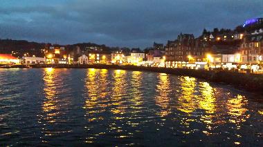 Oban Harbour at Night