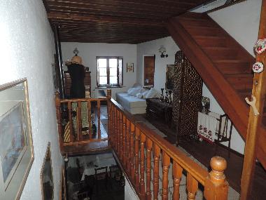 Going up to the first floor