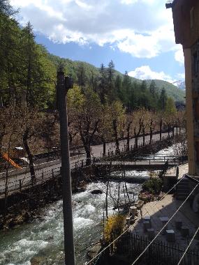 view from the balcony