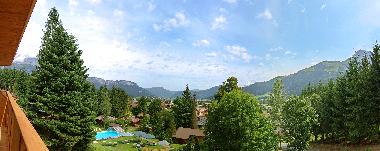 stunning valley view over Oberndorf in Tirol
