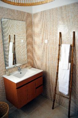  The master bedroom has a private bathroom