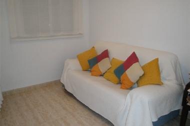 bedroom with double sofa