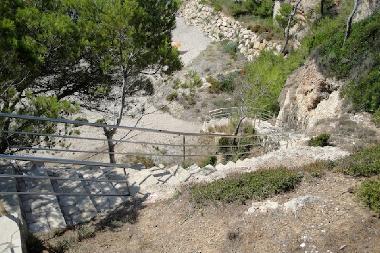 descent to the beach