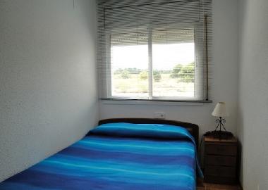 bedroom with double beds