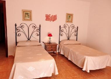 bedroom with simple beds