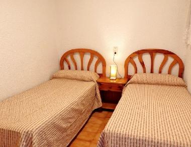 bedroom with simple beds