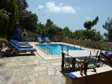 Villa sahin family size pool.