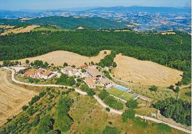 aerial view of borgo