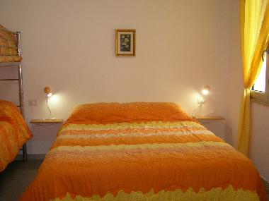 double room with bunk bed on the left - ground floor