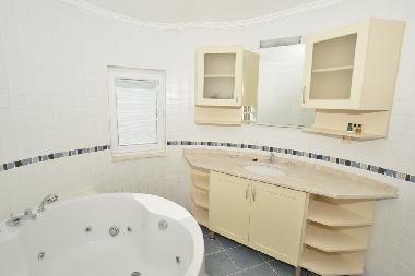 One of the bathrooms