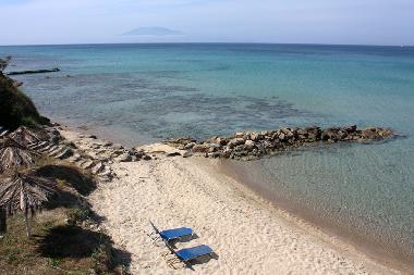 Amboula beach at 150 meters