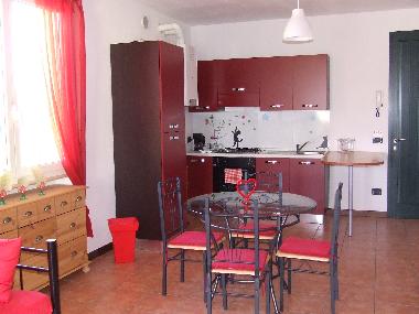Kitchen and table