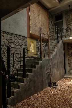 Court yard and stair way