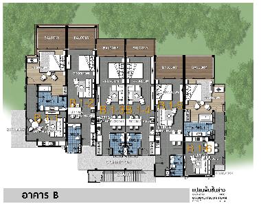 floor plan Unit B1-1