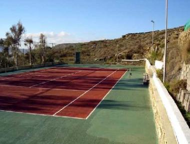 Our tennis court