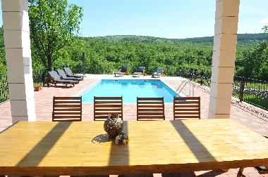The pool-terrace - Holiday house Villa Tijara, Croatia