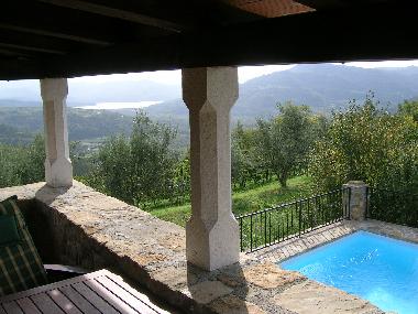 Views over Pool / Garden / Countryside at Villa Klarici