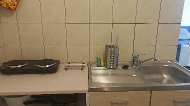 Kitchen with all needed devices 