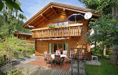 Chalet Villa Rosa in our hotelgarden