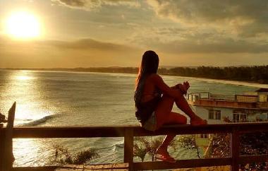 sunset, https://www.facebook.com/marambaiacafeGuaratiba/
