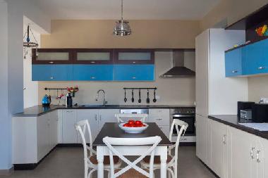 kitchen and dining room