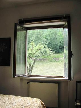 view from one of the double bedrooms