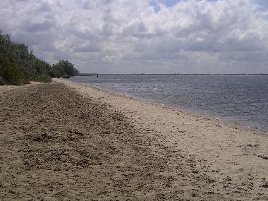 Beach, just a short walk away.