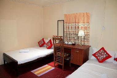 A very cozy room with plenty of space