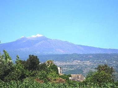 Etna view from residence