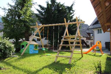 garden with playground
